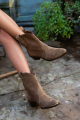 Boots in soft dark blue suede | Фото 3