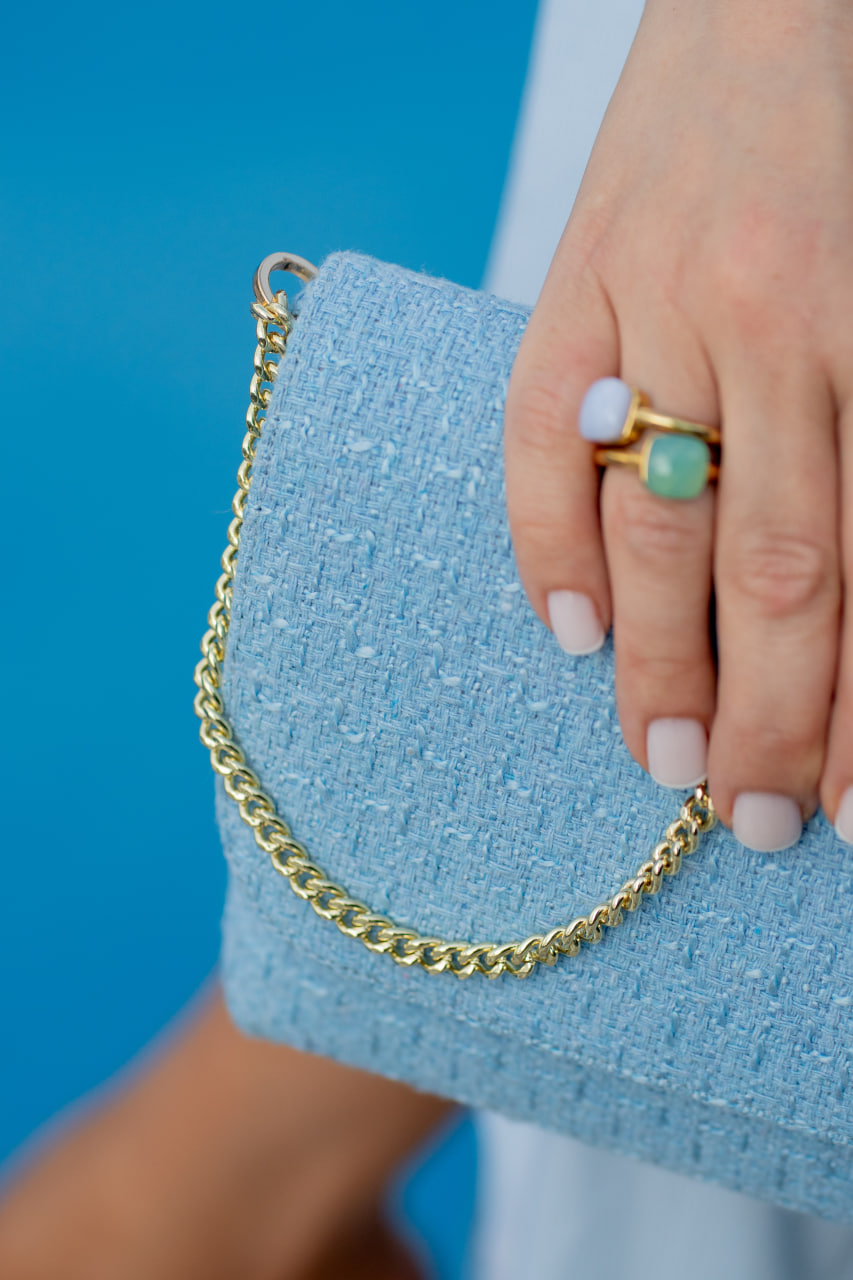 CAPRI CLUTCH BLUE | Фото 5