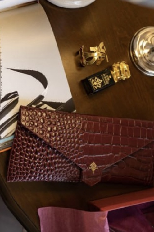 CLUTCH POSH BURGUNDY | Image 3