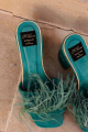 FEATHER in green color  | Фото 4