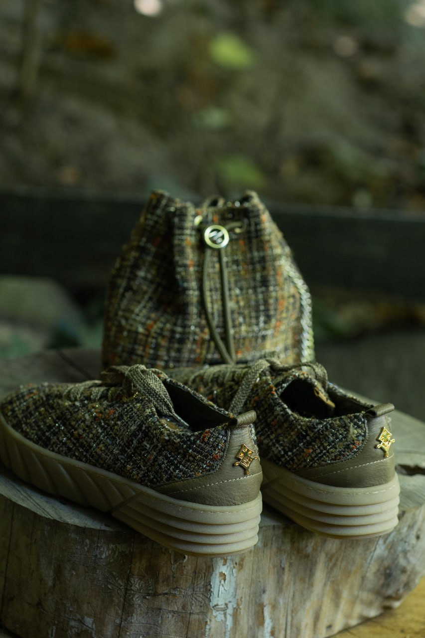 sneakers TWEED cappuccino | Image 2