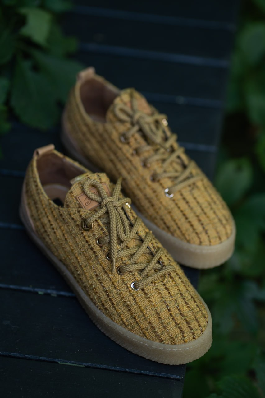 Sneakers TWEED mustard | Image 2