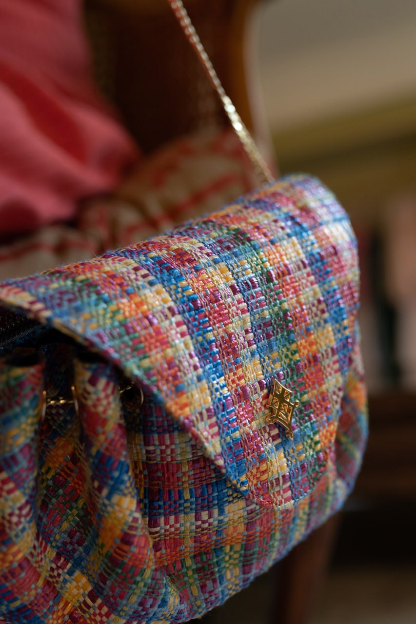 LIA RAFFIA MOSAIC BAG | Фото 2
