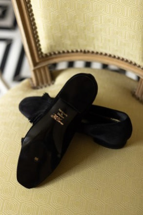 LOAFERS VELVET BLACK | Фото 4