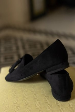 LOAFERS VELVET BLACK | Фото 5