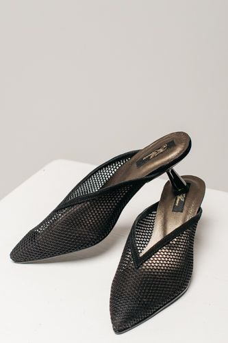 MESH MULES black