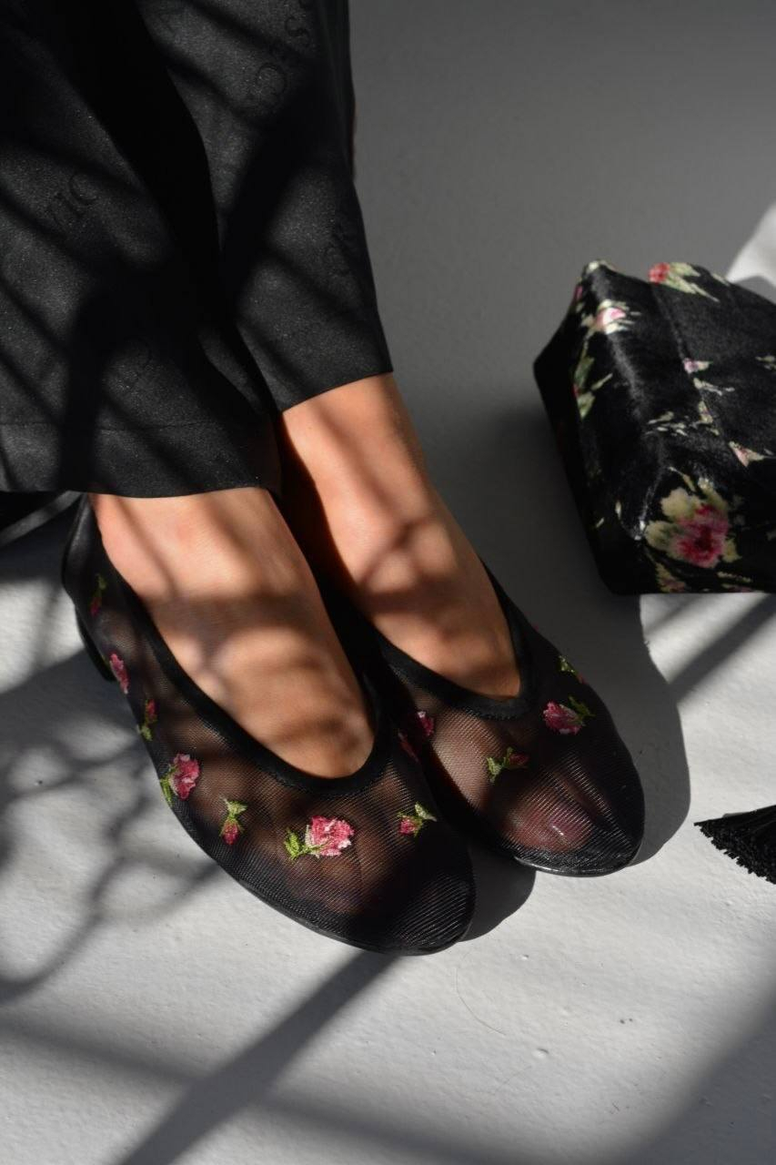 BALLET FLATS VINTAGE ROSE