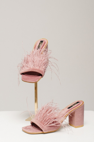FEATHER MULES pudra