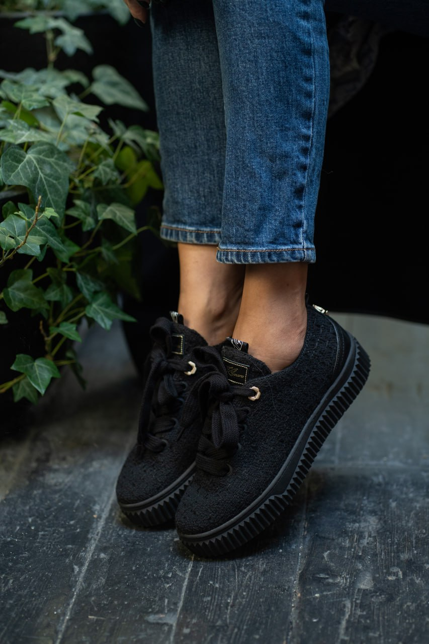 Sneakers TWEED BLACK