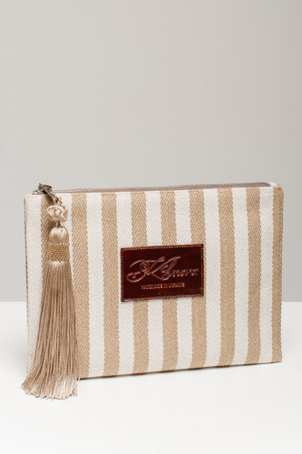 POSITANO CLUTCH beig