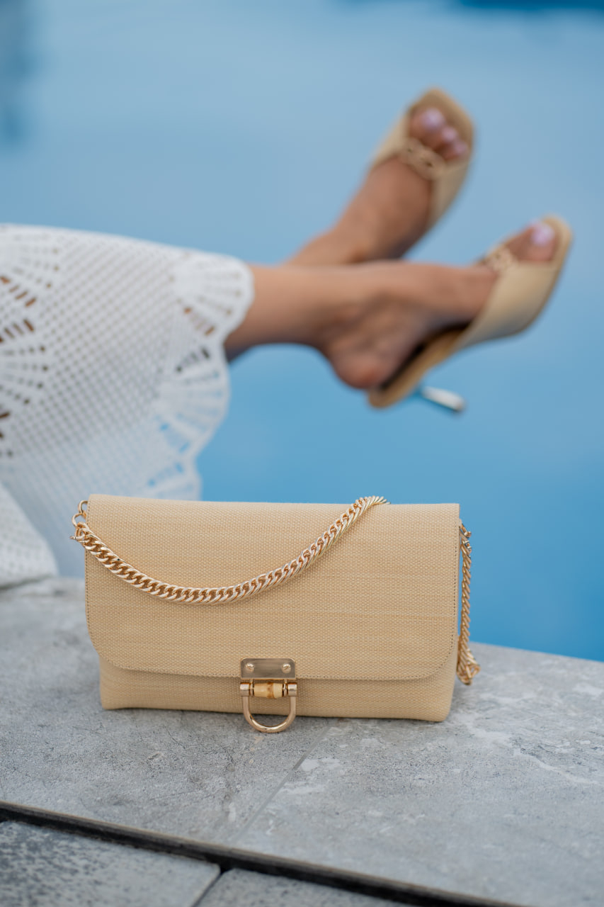SIENA CLUTCH BEIGE