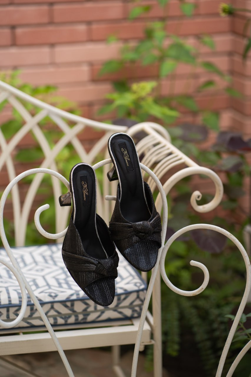 VERONA BLACK MULES