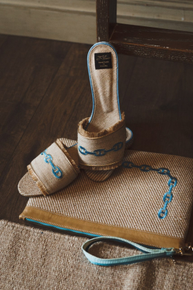 Клатч Linen Chain