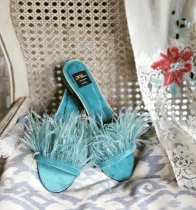 Slippers Tiffany Feather