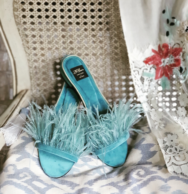 Slippers Tiffany Feather